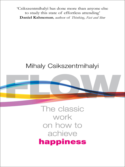 Title details for Flow by Mihaly Csikszentmihalyi - Wait list